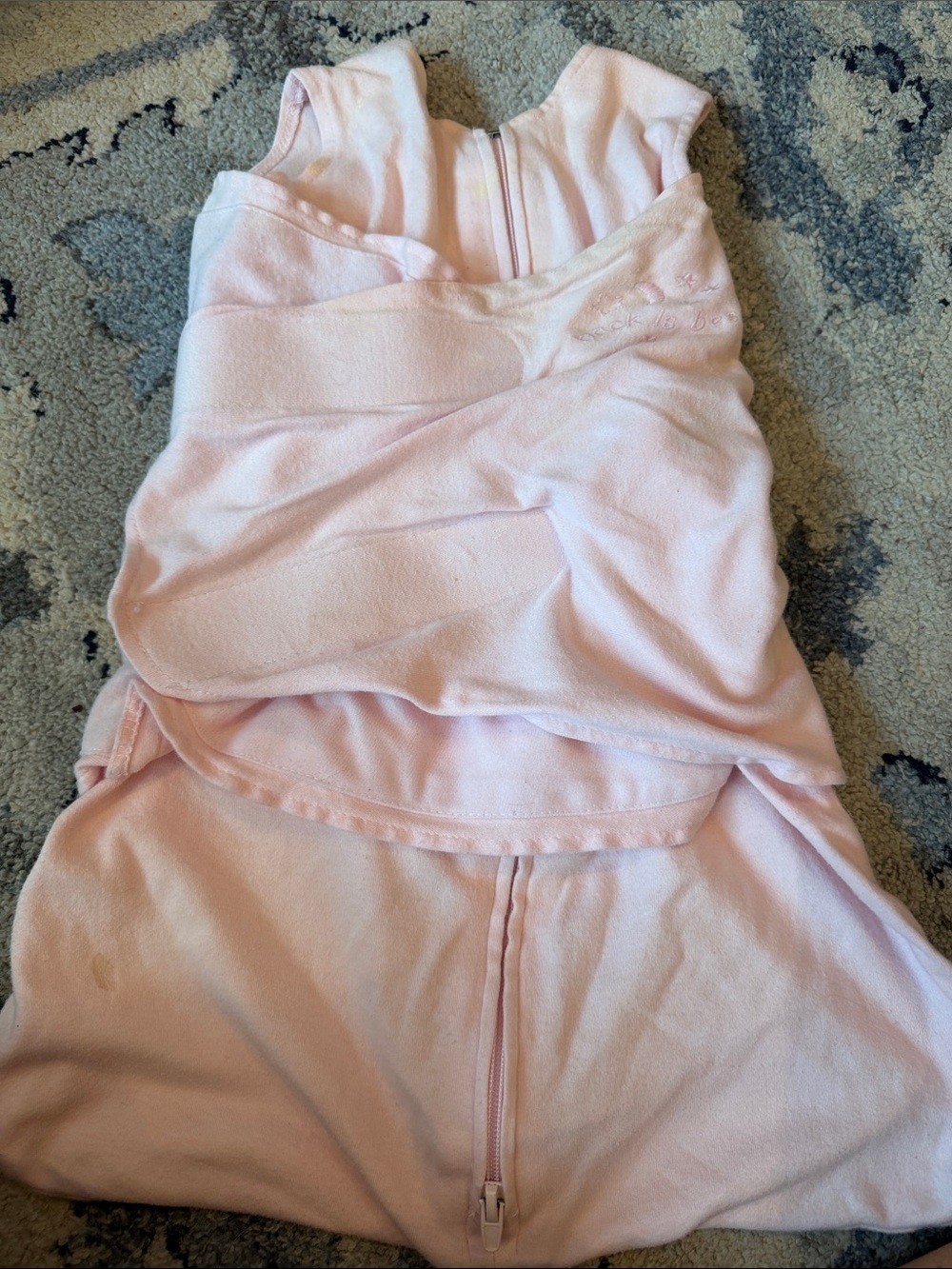 Halo pink newborn sleep sack swaddle